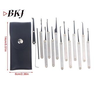 [KJ] 15 / 17 / 24 Cái Dụng cụ khóa bằng thép không gỉ cổ điển Bộ mở khóa ô tô di động bỏ túi Dụng cụ chọn khóa đa chức năng [Mới]