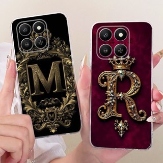 Dành Cho Honor X7D LGN-NX1 Vương Miện Thời Trang Ban Đầu Chữ Cặp Đôi Ốp Điện Thoại HonorX7d X 7d 4G 5G Vỏ TPU Silicon Mềm