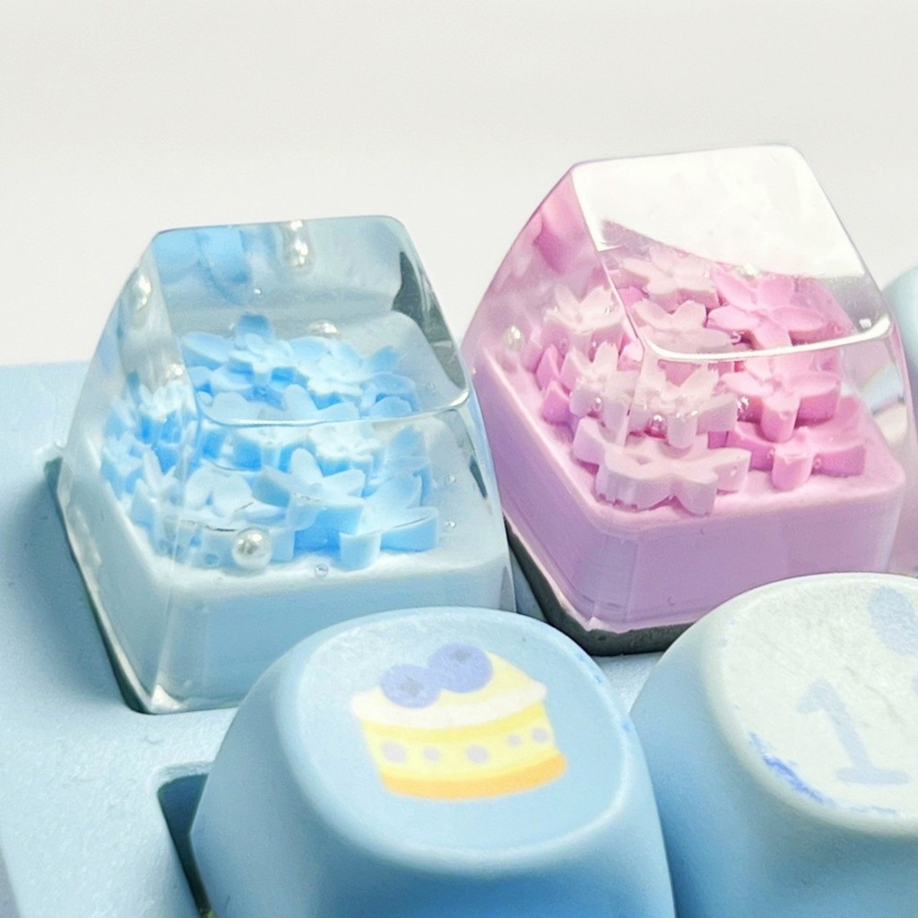 Keycap Resin Hoa Anh Đào Pastel | KCAP - World of Keycaps