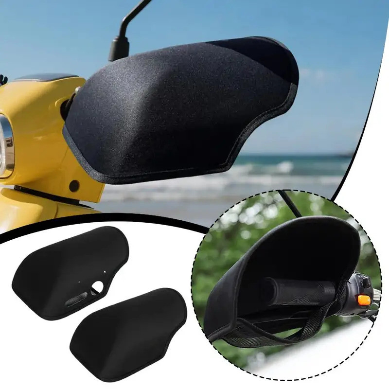 Tay Lái Xe Máy Muffs Xe Điện Phụ Kiện Chống Gió Găng Tay Cầm Găng Tay Tay Chống Thấm Nước Có