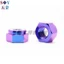TC4 Chất liệu hợp kim titan Lục giác Đai ốc Nylon chống khóa Đai ốc đi xe đạp Đai ốc mịn chống mất M4M5M6M8M1