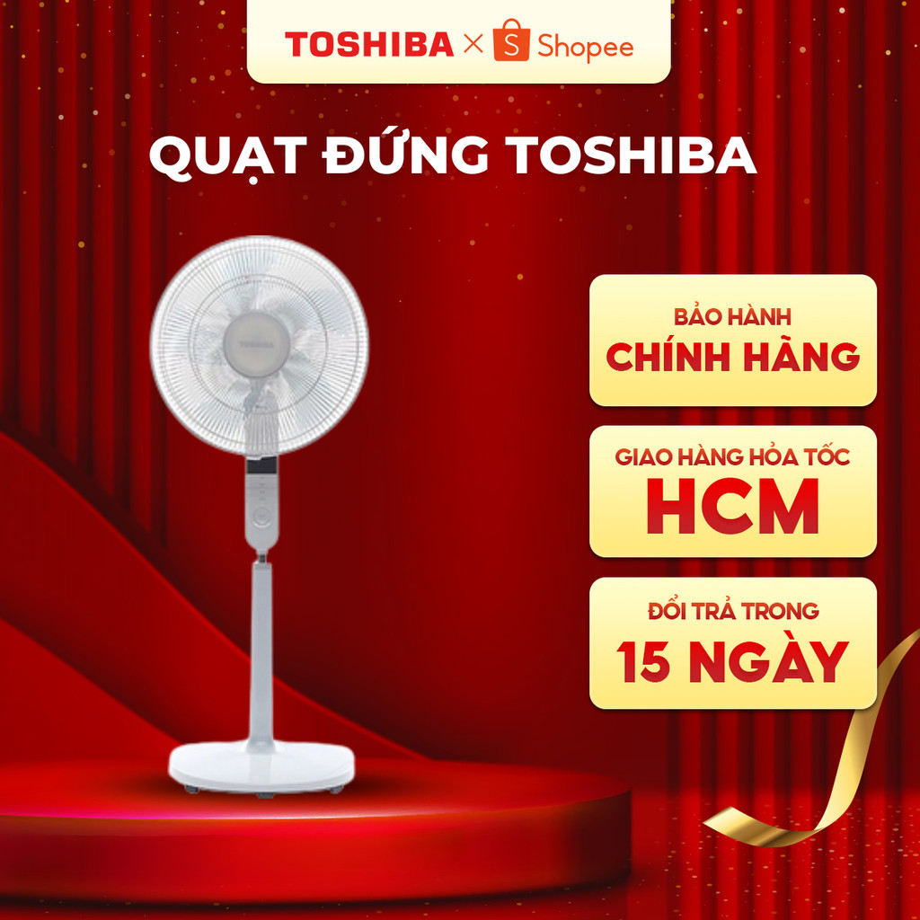 Quạt đứng Toshiba F-LSA20(W)VN/F-LSA20(H)VN - 60W - Bảo hành chính hãng 12 tháng