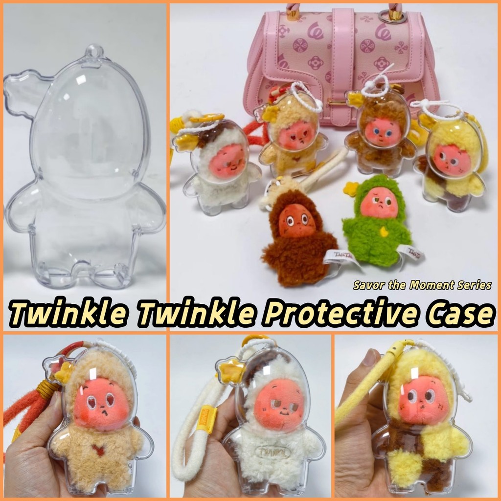 3 Chiếc Twinkle Twinkle Savor the Moment Series Vỏ Bảo Vệ HD Trong Suốt Sang Trọng Búp Bê Chống Bụi Hộp Bảo Quản Acrylic Phụ Kiện Mặt Dây Chuyền Búp Bê