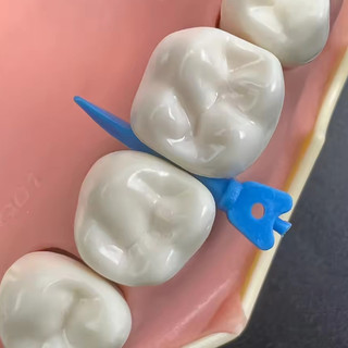 1 Hộp Nêm kẽ răng nha khoa có lỗ Nhựa Khoảng cách răng dùng một lần Nêm Nhựa cấp y tế