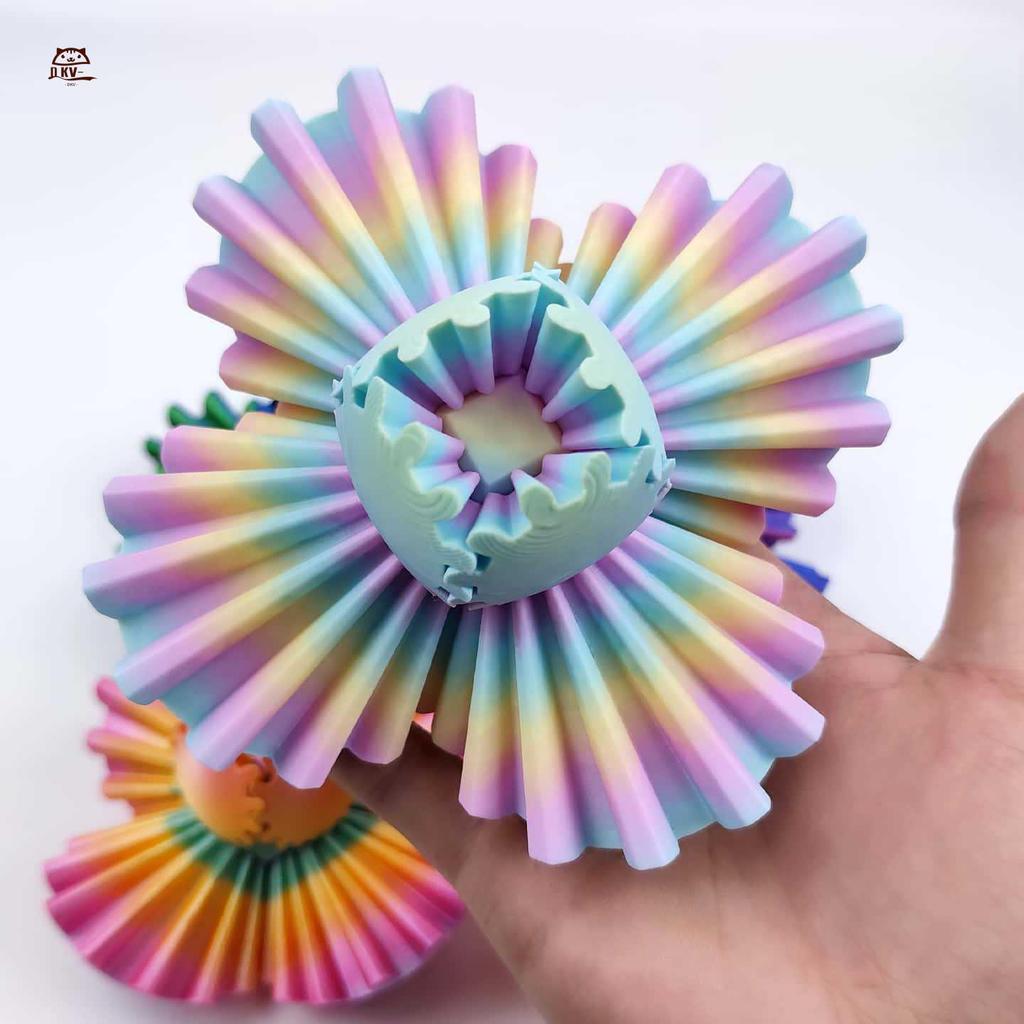Bóng bánh răng in 3D - Đồ chơi giải nén xoay để giảm căng thẳng