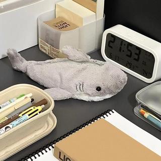 Cá tuyết sang trọng cá mập bút chì trường hợp Túi mỹ phẩm-công suất lớn bút Pouch-trường văn phòng Nguồn cung cấp