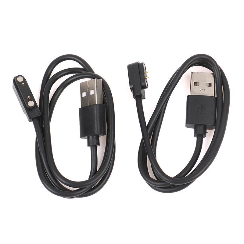 Cod Phổ Thông Minh Đồng Hồ Sạc Dây Từ Tính Sạc Cáp 2 Pin 4 Pin USB Sạc Cho Đồng Hồ Thông Minh 7.62Mm 2.54Mm 4Mm Sạc Cáp