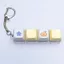 Móc khóa Fidget YUUKII, Nút chìa khóa Keycap Nắp bàn phím ngón tay, Giảm căng thẳng sáng tạo Vượt qua thời gian 4 / 9 Phím Clicker Đồ chơi Mặt dây chuyền cho người lớn và trẻ em