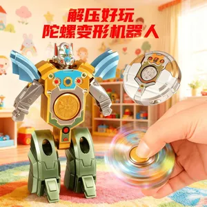 Biến Đổi Robot Fidget Spinner Đồ Chơi Trẻ Em Xoay Robot Giải Nén Ngón Tay Spinner Đồ Chơi Nhỏ Zhuanzhuanle UGKP