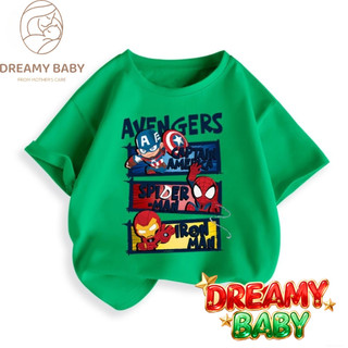 COD✅ (Hồ Chí Minh)DREAMY BABY 2025 Áo thun cotton cho bé BST áo siêu nhân bé trai phong cách