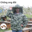 Áo Liền mũ chống ong đốt,Áo Liền Mũ Nuôi Bắt Ong An Toàn,bộ đồ nuôi ongChống ong đốt,Bền Chắc, thoáng khí-GIOVA