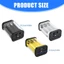 YOI Trong Suốt ABS PowerBank Dành Cho 6 Khe Cắm 18650 Pin 22 5W Cho Các Dự Án DIY Và Giải Pháp Sạc Di Động