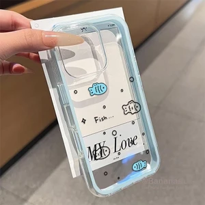 Ốp Điện Thoại Mềm Cá Xanh Dễ Thương Cho iPhone 17 16 15 14 13 12 11 Pro Max