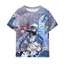 YB1 Akame ga KILL tee Cosplay vải Full Graphic Áo thun mùa hè Anime tay ngắn hàng đầu BY1