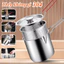 Nồi Chiên Ngập Dầu Inox 304 1200ml - Kèm Rổ Lọc Dầu Tiết Kiệm, An Toàn Cho Mọi Bếp, Tay Cầm Cách Nhiệt Chống Bỏng