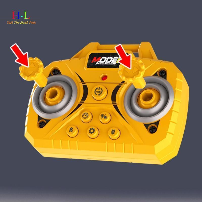 HL 1 Bộ 2.4GHz Mini Điều Khiển Từ Xa Bộ Xe Nâng Loại Mô Hình Ô Tô Đồ Chơi 1 / 64 Xe Nâng RC Hợp Kim Nhỏ Nâng Thực Sự Xoay Với Phễu Hàng Hóa Phía Sau LMWU