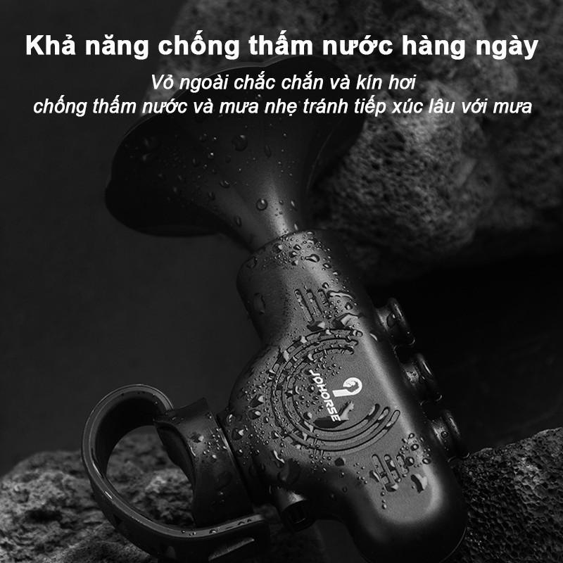 Chuông Điện Tử Xe Đạp & Xe Điện 120dB - Âm Thanh Cảnh Báo Lớn, Sạc USB, Thiết Kế Chống Thấm Nước