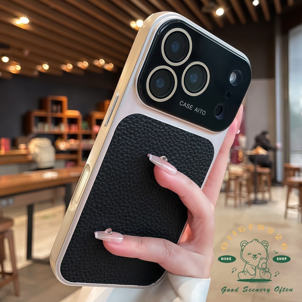 【 Ốp lưng iPhone17 】 Đường dây da nhạy cảm chống rơi Vỏ điện thoại iphone17 Pro Max 16 15 14 cho vỏ iPhone Vỏ mềm silicon TPU chống sốc