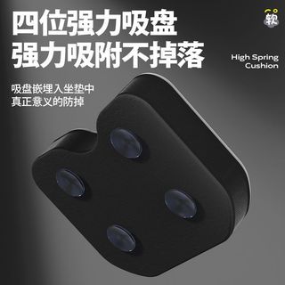 Hộp ngồi câu cá với đệm ngồi mềm dày, chất liệu đàn hồi tốt, siêu nhẹ và giảm shock.