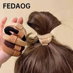 FEDAOG - Bộ 10 Chiếc Vòng Tóc Co Giãn Mạnh Mẻ Không Đường May, Thích Hợp Cho Nữ Giới