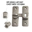 【COD】Bộ chốt cài cửa không cần khoan với 2 cách lắp đặt dễ dàng, thiết kế nhỏ gọn, dùng cho cửa phòng và cửa tủ.