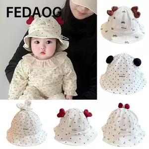 FEDAOG Bé Trẻ Em Mũ Ngư Dân, Mũ Xô Cotton Mỏng Trẻ Em, Tấm Che Nắng Thời Trang Mềm Chống Nắng Bé Trai Bé Gái Panama Lưu Vực Mũ Cho Xuân Hè Thu