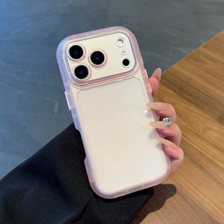 Ốp điện thoại chống rơi trong suốt pha lê Thích hợp cho iPhone 17 16 15 14 13 12 11 Pro Max 14 15 Plus Vỏ bảo vệ túi khí màu kẹo