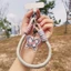 Dây Điện Thoại Di Động Nữ Cổ Tay Ngắn Hoa Bướm Mặt Dây Chuyền Trang Sức Mạnh Bền Đậm Dây Bện Ngoài Trời