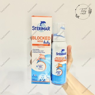 [Hàng Pháp] Xịt muối biển Sterimar cá heo vàng, cá heo cam chai 100ml nội địa Pháp
