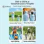 < WHPHous-t > Áo mưa EVA dành cho trẻ em Poncho dài một mảnh dùng một lần chống thấm nước nhẹ có mũ trùm đầu để sử dụng tại trường du lịch Đẹp