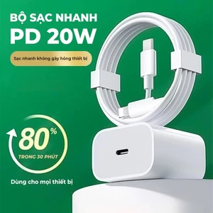 Củ sạc nhanh PD30W/PD20W+Dây sạc nhanh 1m/1.5m/2m Sạc Nhanh Cho X/11/12/13/14/pro/max