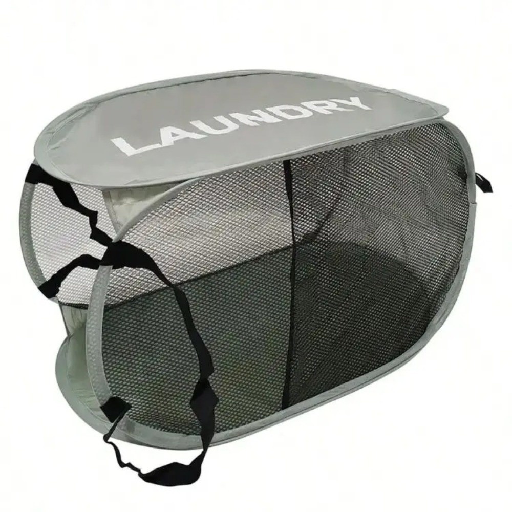UMISTY Di Động Giặt Hamper, Lưới Thoáng Khí Có Thể Gập Lại Giỏ Bảo Quản Thú Cưng, Có Thể Giặt Chống Mòn Tiết Kiệm Không Gian Bật Lên Hộp Bảo Quản Đồ Dùng Phòng Tắm