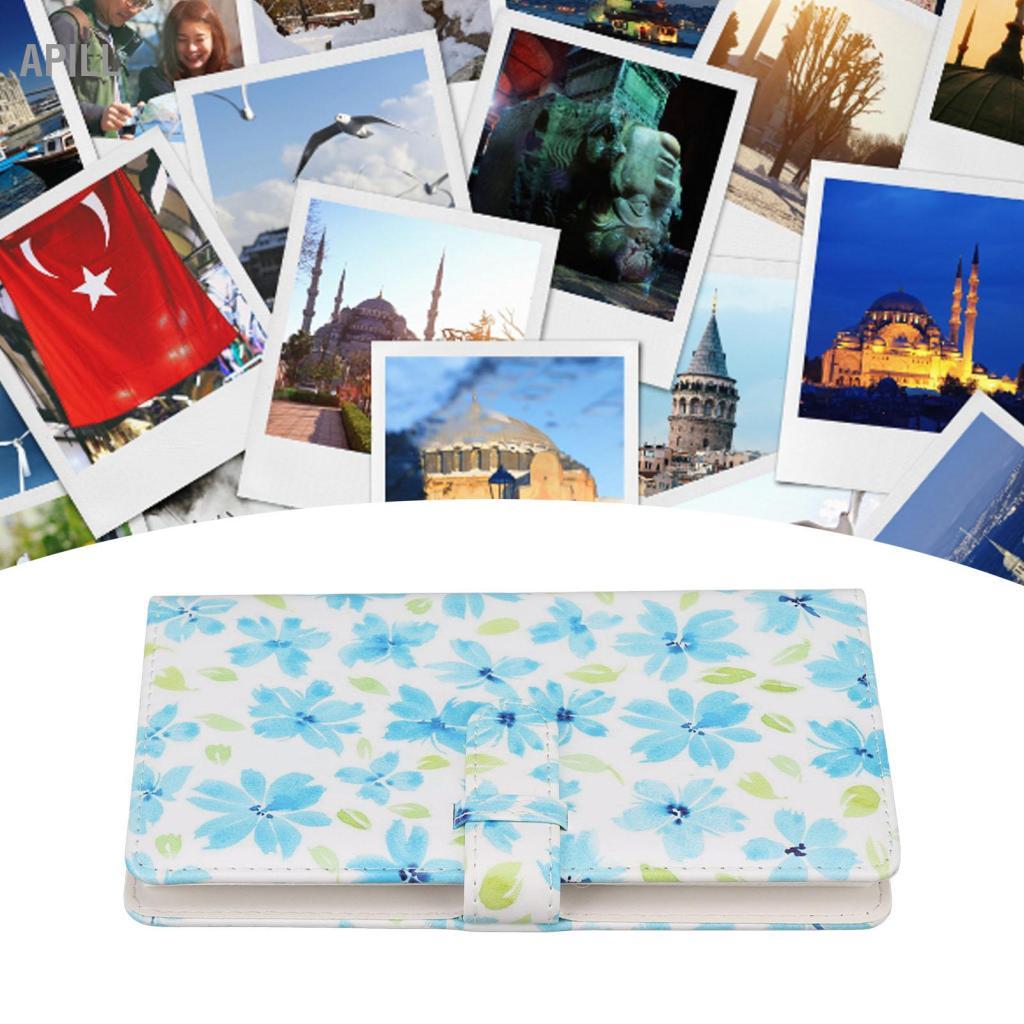 Apill 96 Pockets 3in Album ảnh Hộp lưu trữ ảnh tức thì đa chức năng mini cho 11 9 7s 25 70 90 (Bơ)