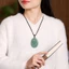 Đá Đậu Xanh Koi Sen Ngọc Trang Sức Thương Hiệu