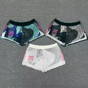Sports Track and Field Sports Three-Point Lining Shorts Professional Quick-Drying Breathable Men's and Women's Marathon Running Training Adhesive Traceless Panties uuzW
