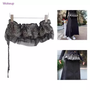 Áo Hoodie Xù Cạnh Lưới Có Dây Thắt Lưng, Co Dãn, Phù Hợp Thời Trang Đường Phố