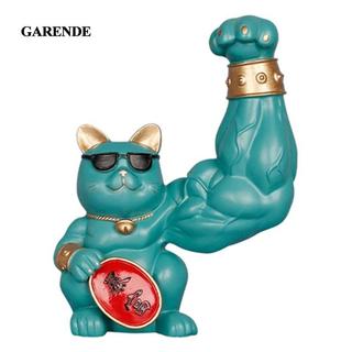 Garende Trung Quốc Cơ Cánh Tay Mèo May Mắn Bức Tượng Chúc May Mắn Giàu Có Xoay Cánh Tay Khổng Lồ Tiền Mèo Tượng Điêu Khắc Để Trang Trí Ô Tô