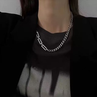 MIGILA Vòng Cổ Steel Titan Phong Cách Hip-Hop và Đường Phố, Không Phai Màu cho Thời Trang Unisex