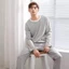 Bộ Đồ Ngủ Nam Dài Tay Thu Đông Nam Thanh Niên Xuân Thu Đông Mỏng Phong Cách Giả Cotton Rời Bé Trai Homewear Phù Hợp Với