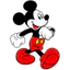 Dễ Thương Mickey Miếng Dán Xe Điện Máy Tính Vali Treo Tường Tủ Lạnh pvc Chống Thấm Nước 26.3.26