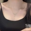 Dây Chuyền Xương Đòn Zircon Hoa Ngọt Ngào, Phong Cách Thời Trang Hàn Quốc