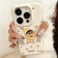 Ốp Điện Thoại Da Mềm Funyyy Crayon Shin-chan Dễ Thương Cho iPhone 17 16 15 14 13 12 11 Pro Max X Xr Xs Max 7 8 Plus