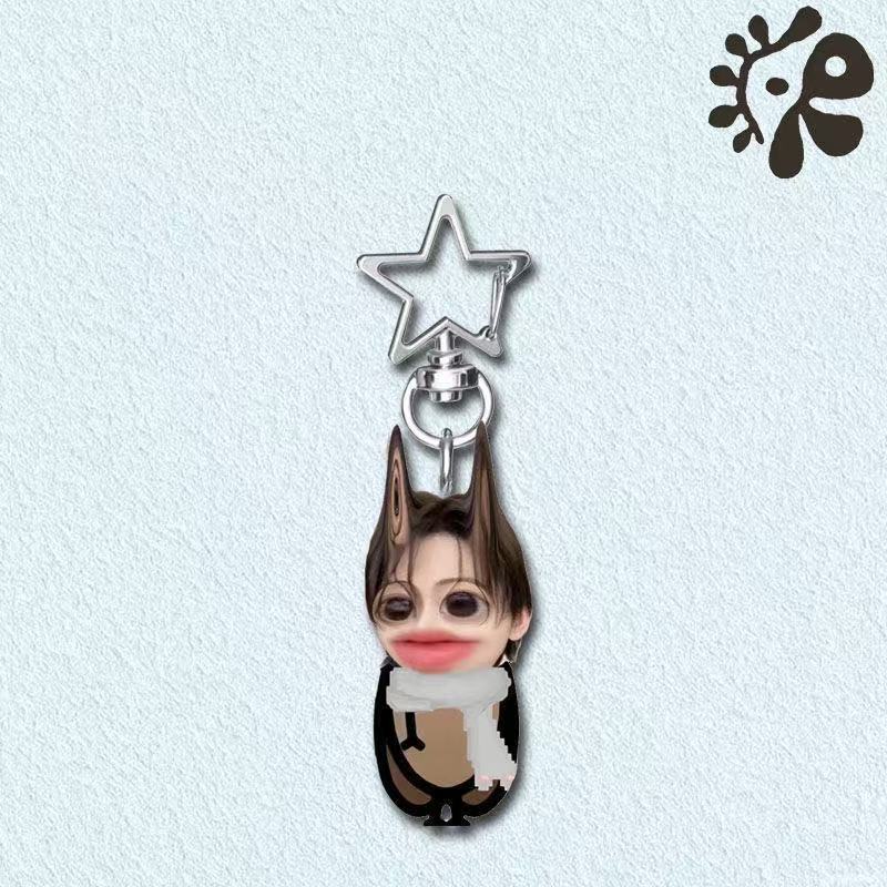 Cortis Cockroach Acrylic Star Buckle Martin Gold Master Training Acrylic Schoolbag Pendant Funny Support