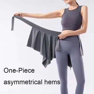 Váy ngắn tập Yoga JKDESIGN, Váy tập thể dục quấn nhanh khô bằng lụa băng, Dây đeo có thể điều chỉnh chống rò rỉ một mảnh Váy khiêu vũ Ballet Pilates ngăn ngừa Awkward