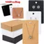 Trưng bày trang sức với giấy kraft: 100 cái/PA hiển thị thẻ tự dính kèm móc treo