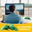 3d Printed Parrot Figurine Tabletop 3D Printing Birds Model Interesting Parrot Sculpture Desktop Ornament for wipqsvn