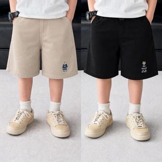 [D02-DOU DOU KID] Quần Đùi Kaki Trẻ Em Thiết Kế Đơn Giản, Phù Hợp Cho Trẻ Em