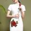 Miếng dán hoa MERIGGIARE, Miếng dán thêu lớn mẫu đơn, Phụ kiện may vá thêu hoa