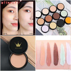 Kem che khuyết điểm AFOF, Kem che khuyết điểm trang điểm tự nhiên nhiều màu, Làm sáng da quầng thâm Bảo hiểm vết mụn Bao phủ hình xăm Kem Cosplay