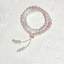 Vòng tay màu hồng opal phong cách cổ điển Trung Quốc với đá đính hạt mát mẻ